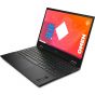 لاب توب اتش بي OMEN 15-ek0008ne، انتل كور i7-10750H، شاشة 15.6 بوصة، 1 تيرا SSD، ذاكرة 16 جيجا رام، كارت نفيديا جيفورس RTX 2060 سعة 6 جيجا، ويندوز 10 - اسود