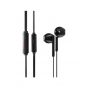 Etrain In-Ear Wired Earphones With Microphone, Black - HP61B