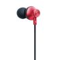 L'avvento Metal In-ear Wired Earphones with Microphone, Red - HP08R