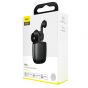 Baseus Encok True W04 In-Ear Earphone Wireless with Microphone, Black - NGW0401