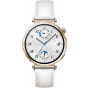 Huawei GT 5 Smart Watch, 41mm, Gold Case and White Strap - JANA-B19L