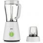 Braun Countertop Blender with Attachments, 1.5 Liters, 500W, White - JB0115WH