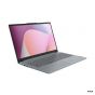 Lenovo IdeaPad Slim 3 15ABR8 Laptop, AMD Ryzen 7 7730U, 512GB SSD, 8GB RAM, 15.6 Inch, FHD Display, Integrated AMD Radeon Graphics, Windows 11 - Arctic Grey with Casual Toploader Handbag for 15.6 Inch Laptops, Black - T210