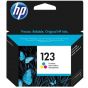 HP 123 Ink Cartridge, Tri-Color- F6V16AE