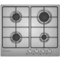 Ecomatic Gas Built-In Hob, 4 Burners, Stainless Steel- S603B