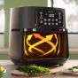 Philips 5000 Series XXL Connected Digital Air Fryer, 1.4KG, 2000 Watt, Black - HD9285-93