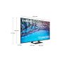 Samsung 55 Inch 4K UHD Smart LED TV with Built-in Receiver - 55BU8500