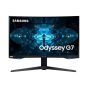 Samsung Odyssey G7 27 Inch QHD QLED Curved Gaming Monitor, 240Hz, 1ms, Black - LC27G75TQSMXZN