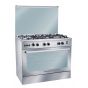 بوتجاز غاز بريميوم، 5 شعلة، فضي - PRM6090SS-P2C-5·11-IDSF-EU-AF