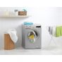 Zanussi Front Loading Automatic Washing Machine, 8 KG, Silver - ZWF81240SX