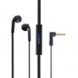 Passion4 In-Ear Wired Earphones with Microphone, Black - PLG088