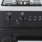 Fresh Plaza Gas Cooker, 5 Burners, Black- 6330