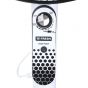 Fresh Bright  Rechargeable Stand Fan, 18 Inch, Black and White