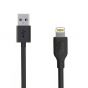 كابل USB-A الى لايتنينج  سمارت جيت، 1 متر، اسود - SGCA-PALS100B