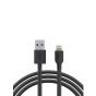 كابل USB-A الى لايتنينج  سمارت جيت، 1 متر، اسود - SGCA-PALS100B