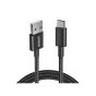 كابل USB فئة C انكر نايلون، 60 وات، 6 قدم، اسود - A8173H11