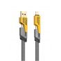 كابل للشحن ونقل البيانات 4 في 1 USB ستارت، 65 وات، 1 متر، متعدد الالوان - ST-353
