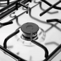 Unionaire Gusto Gas Cooker, 5 Burners, Stainless Steel and Black- C69SSB-DC-443-SOF-GU-AL