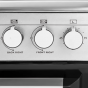 Unionaire Gusto Gas Cooker, 5 Burners, Stainless Steel and Black- C69SSB-DC-443-SOF-GU-AL