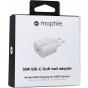 Mophie Wall Adapter, 30 Watt, USB-C Port - White