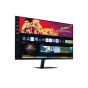 شاشة سمارت سامسونج 32 بوصة، بدقة 4K UHD، تردد 60 هرتز، اسود - LS 32 BM700UMXZN