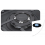 Unionaire Modern Built-in Hob, 90cm, 5 Burners, Black- BH5090B8SMD