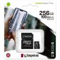 Kingston Canvas Select Plus microSD Card with SD Adapter, 256GB - SDCS2/256GB
