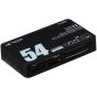 IeTop Memory Card Reader Hub, Black - Kx2309