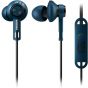 Philips Actionfit In Ear Earphone with Microphone, Blue - SHQ2405BL