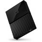 WD My Passport Portable External Hard Drive, 4TB, Black - WDBYFT0040BBK