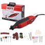 MPT Mini Electric Drill Set, 160 Watt, With Engraving Accessories, Black/Red- MMG1603 