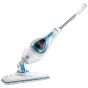 Black & Decker Steam Mop Deluxe 2 In 1 Vacuum Cleaner, 1600 Watt, White - FSMH1621