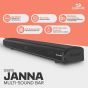 Redragon Janna Multi Wireless Soundbar, Black - GS815