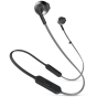 JBL In Ear Wireless Earphones With Microphone, Black- T205BTBK