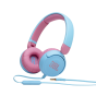 JBL Kids Wired On Ear Headphones, Blue and Pink- Jr310
