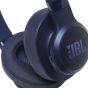 JBL LIVE Over-Ear Wireless Headphones with Microphone, Blue - 500BT