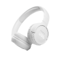 JBL Tune Wireless On Ear headphones, White - 510BT