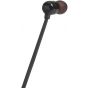 JBL Tune In-Ear Earphone Wireless with Microphone, Black - T115BT