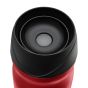 Tank Thermal Bottle, 450ml - Black and Red
