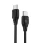 Wiwu Pioneer Type-C to Type-C Cable, 1 Meter, Black - WI-C002