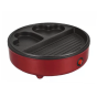 Sokany 3 In1 Electric Grill, 600 Watt, Red - SK-221