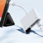Joyroom 4 In 1 OTG Card Reader, White- S-H142