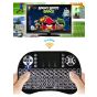 Mini Wireless Keyboard with Touchpad - Black