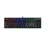 Redragon VARA Wired Mechanical Gaming Keyboard, Black - K551-R