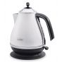 Delonghi Icona Kettle, 1.7 Litre, White- KBO2001
