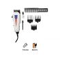 Kemei Electric  Hair Trimmer, White- KM-8845