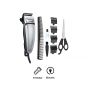 Kemei Corded Electric Hair Clipper and Trimmer, Silver and Black - KM-4639