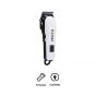 Kemie Cordless Hair and Beard Trimmer, White and Black-  KM-809A