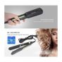 Kemei Hair Straightener, Black and Green - KM-2118 with Gift Bag