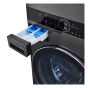 LG WashTower Front Load Automatic Wash with Dryer, 21Kg, Inverter Motor, Black - FWT2116BS